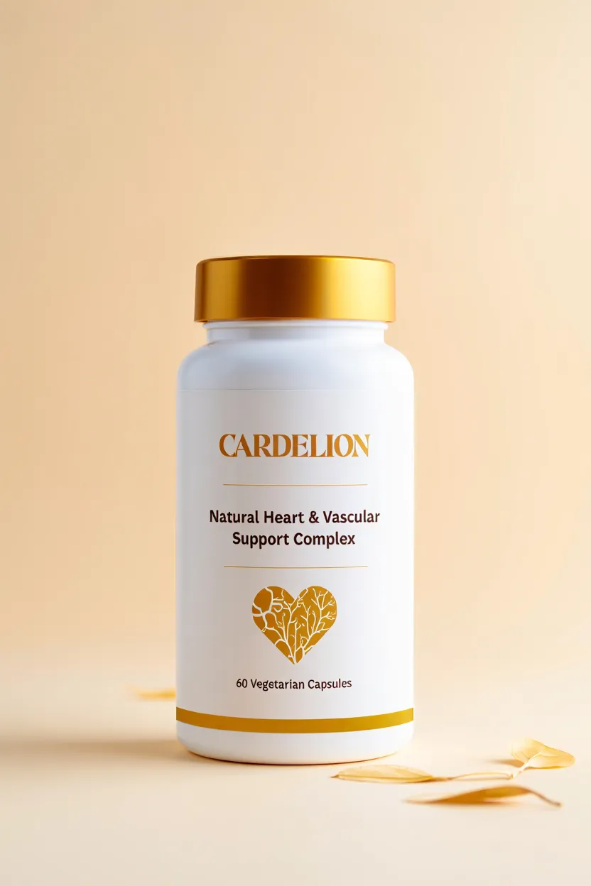 Cardelion supplement bottle - natural wellness and vitality support complex